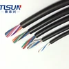 PUR material 2core 4core High Flexible multicore Control Cable For Drag Chain