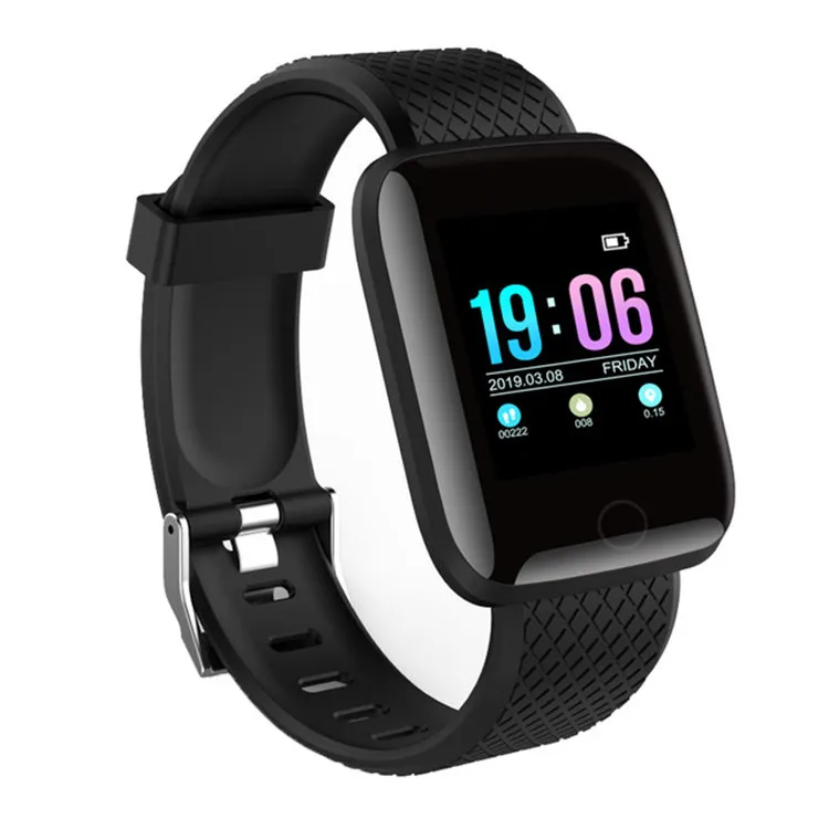 

Amazon Hot Selling Fashion Ladies Wristwatch 116plus Bt4.0 Smart Band Fitness A6s Wrist Watch 116plus