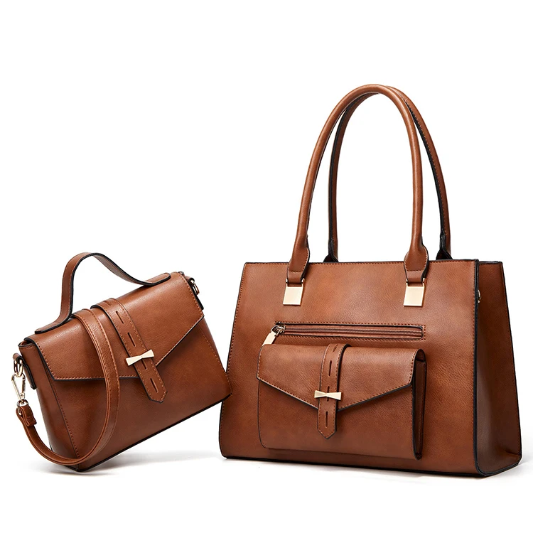 

EG582 Unique design large capacity women tote bag trendy purses and handbags pu leather
