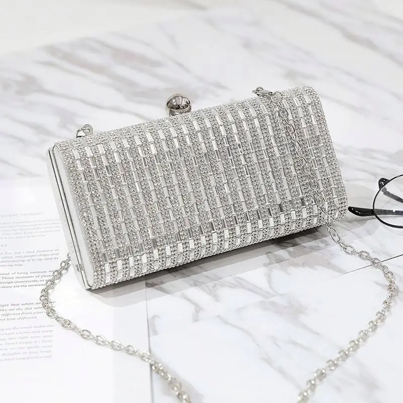 

2020 New Elegant Women Rhinestone Evening Bags Banquet Clutch Purse Handbags for Prom Party Wedding