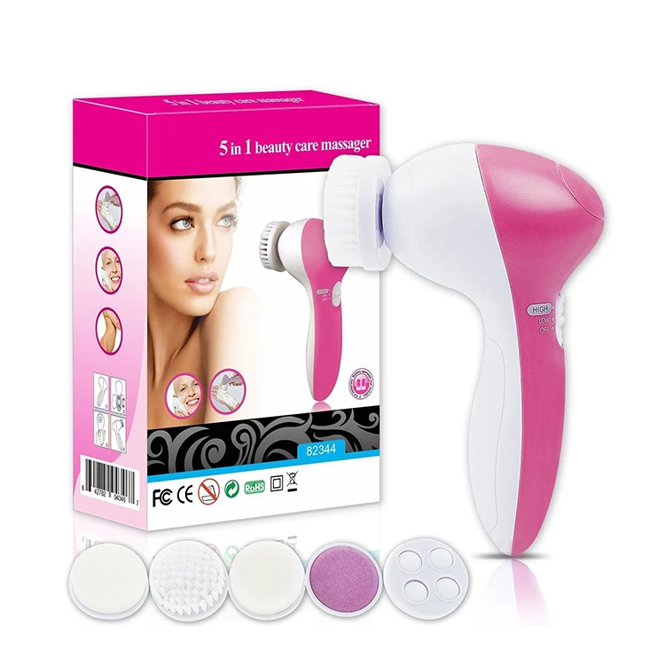 
Facial Cleansing Brush Waterproof Skin Cleaning Machine with 5 or 7 Brush Heads Face Brush for Deep Cleansing 