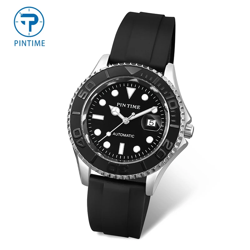 

luxury Men quartz watch Stainless Steel Case Automatic 2813 Movement 5ATM Waterproof Luminous Dive watch
