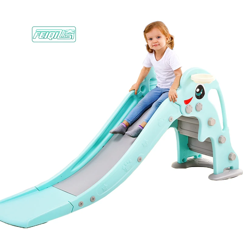 

Colorful Children Indoor Plastic Slide Kids Slide For Sale, Turquoise plastic slide