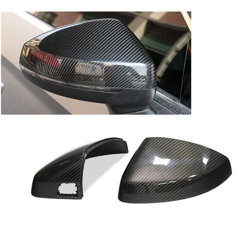 

A3 Carbon fiber Replacement side mirror cover OEM style For Audi A3 8V S3 2014+ with Lane Assist Mirror cover