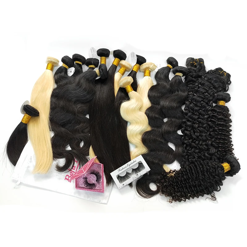 

13A Grade Double Drawn Hair Extensions Cuticle Aligned Raw Virgin Hair Directly Manufacturers