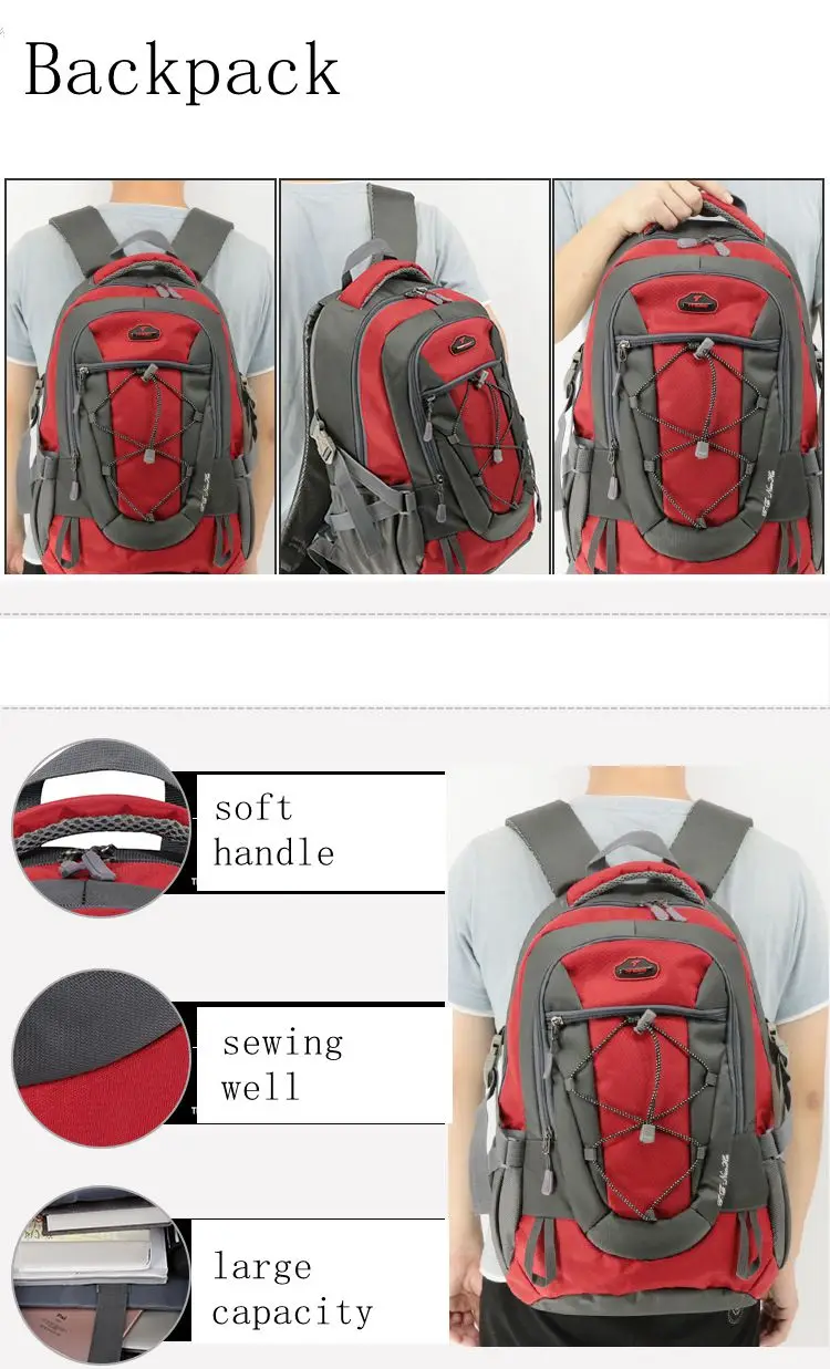 2020 new Sports Backpack Bag Gymsack large capacity travel sports gym bag