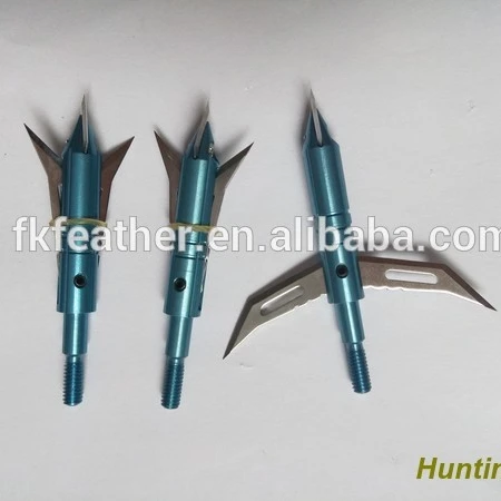 

New Products Broadhead Pijlen Arrow Head Broadheads 2 Blade For Archery Compound Bow And Arrow Hunting Using The Carbon Arrow, Blue