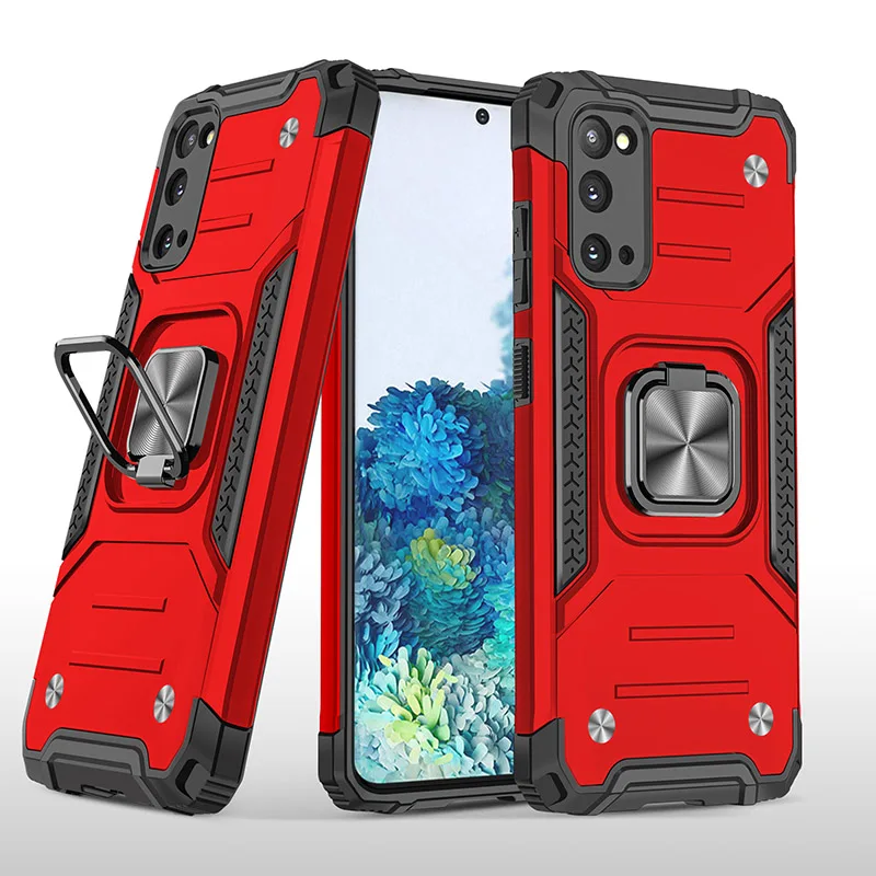 

For Samsung S20 Case Shockproof TPU PC Hybrid Kickstand Cell Phone Case For iPhone 12 11 Pro Max XS XR XS MAX 6 7 8 Plus, Multi colors