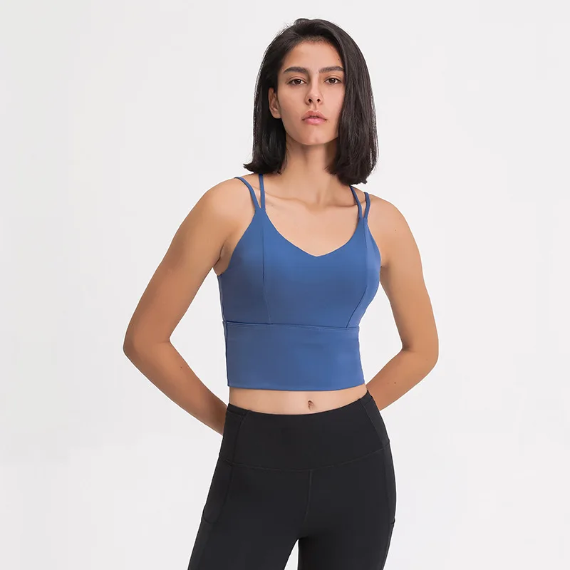 

Custom Logo High Quality Push Up Women Padded Sexy Sports Bra