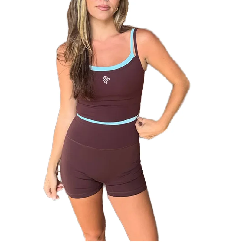 2-Piece Set弹力Quick-Dry Wrinkle-Resistant Yoga Set