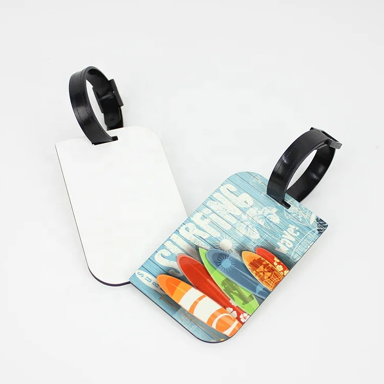

Wholesale Blank 3mm Double-sided MDF Wooden Luggage Tags Sublimation Suitcase Tags