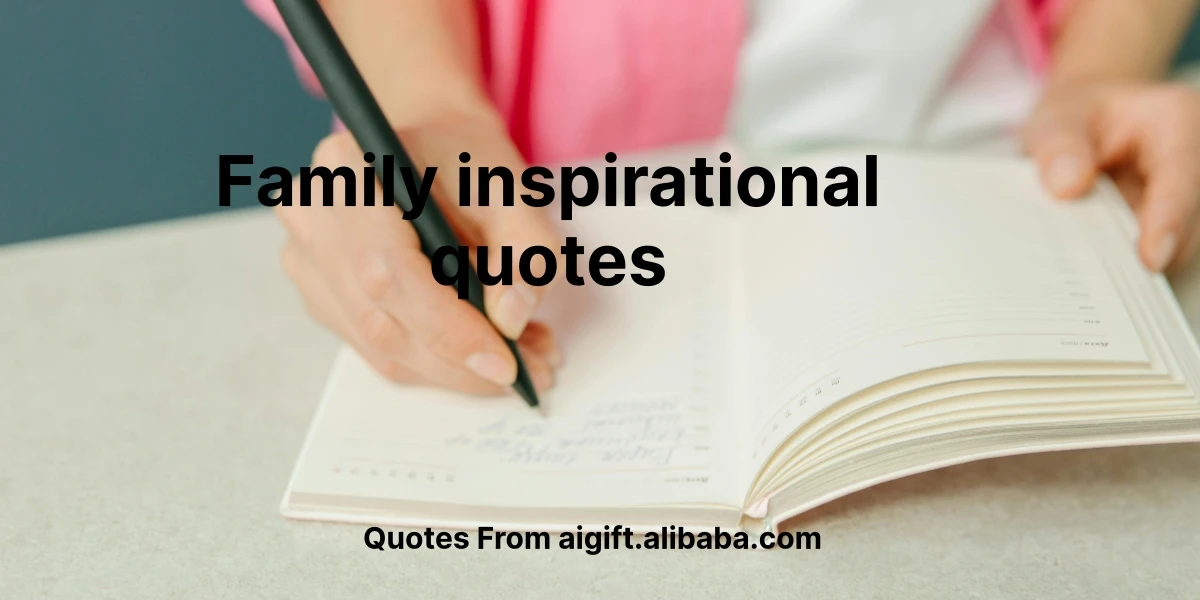 family inspirational quotes