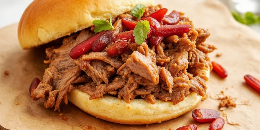 Fennel and orange zest pulled pork