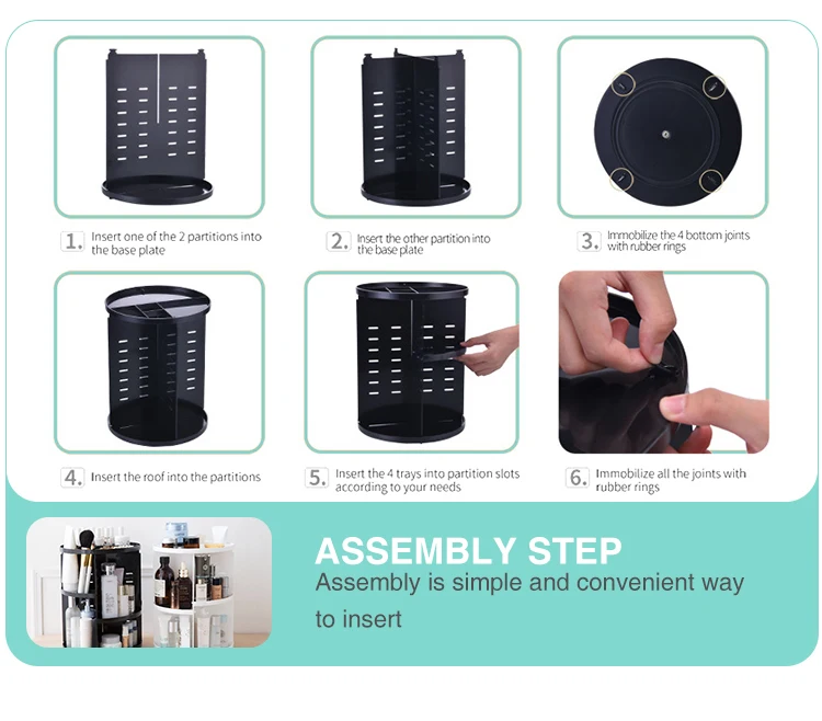 Ecofriendly Plastics Storage Boxes Makeup Storage Bins,Hot Selling