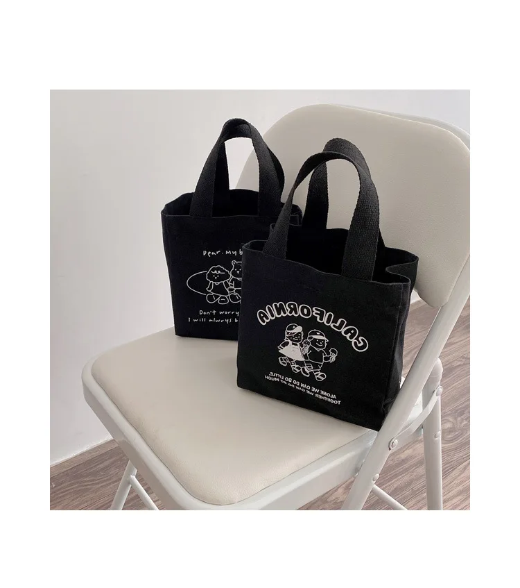 

Women Canvas Shopping Bag Cotton Cloth EcoTote Reusable Grocery Shopper Handbags