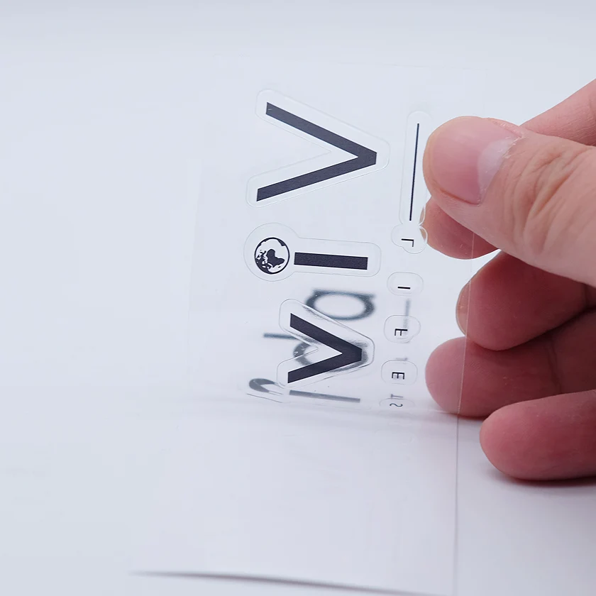
Custom Brand Name Logo Printed Vinyl Transfer Sticker Printing 
