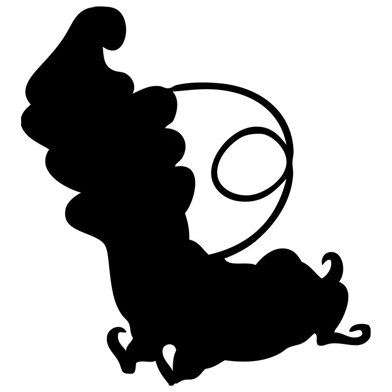 

15.8cm*17.1cm Alice in Wonderland Fashion Car-styling Stickers Decals, 12 colors