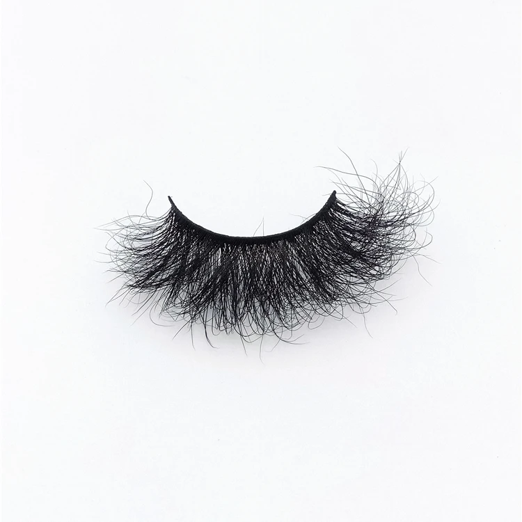 

Customized Logo 25mm Mink Eyelashes Vendor Handmade 5D Mink Fur Eyelashes Real Mink Lashes