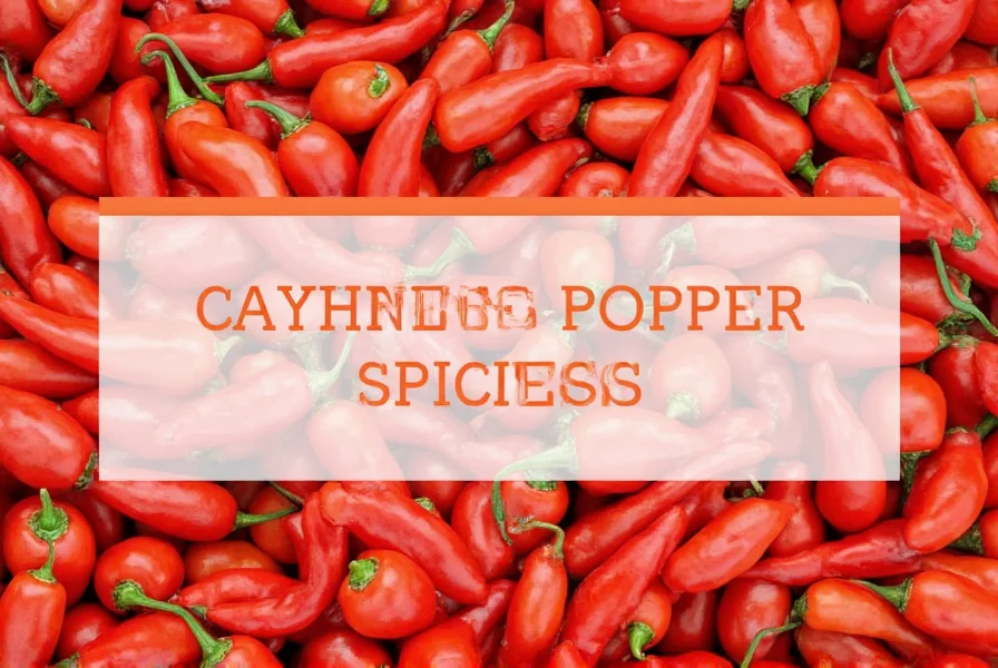 Scoville scale chart showing cayenne pepper positioned between jalapeño and habanero peppers