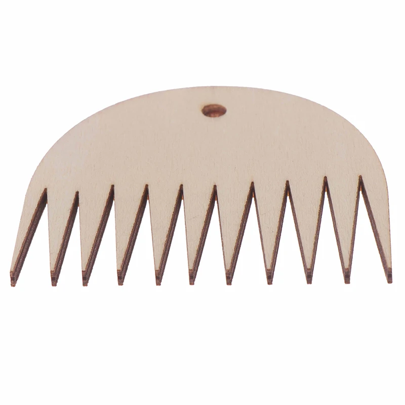 

Wood Woven Tapestry Weaving Wood Loom Comb DIY Loom Tools Braided Tools Comb Weaving Tool