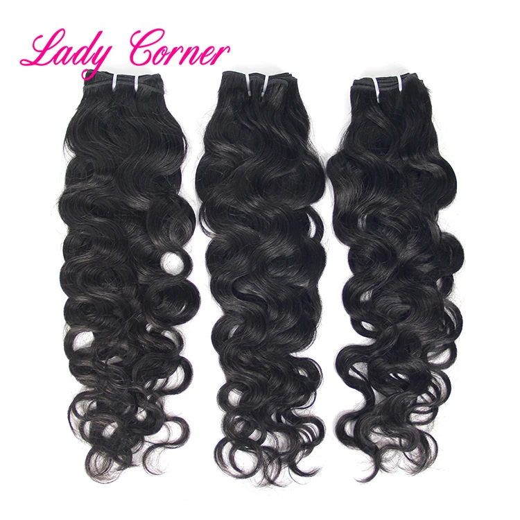 Hot Selling 100% Virgin Vietnamese Hair Extensions Cuticle Aligned Remy Machine Double Weft Natural Wave 1B All Vietnam Stock
