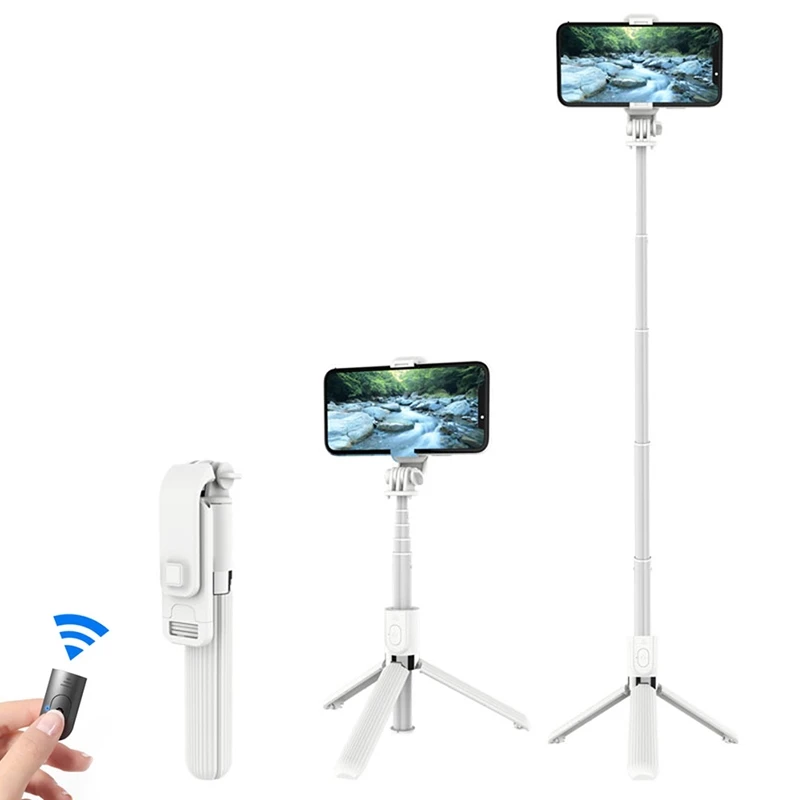

Wholesale Portable 3 in One Tripod with Selfie Stick for Smartphone Wireless Remote Flexible 360 Rotation Tripod Selfie Stick