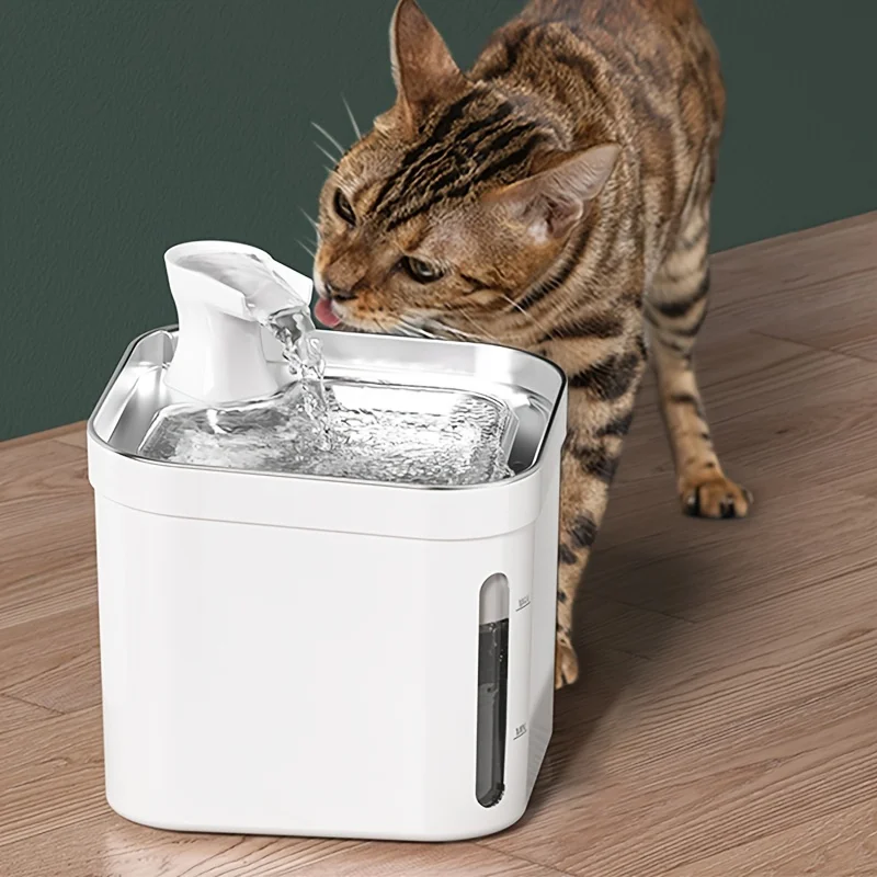 

Stainless Steel Automatic Pet Water Dispenser Perfect for Cats and Dogs Easy to Use and Clean Cat Fountain Cat Products