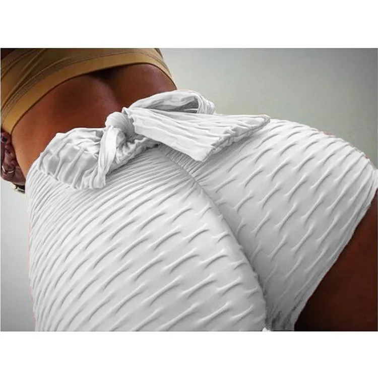 

Dry Elastic Bow Tie Seamless Leggings Yoga Shorts Push Up Pants Sport Women Fitness Running Energy High Waist Leggings Gym Girl, Orange/bule/black/purple/customized