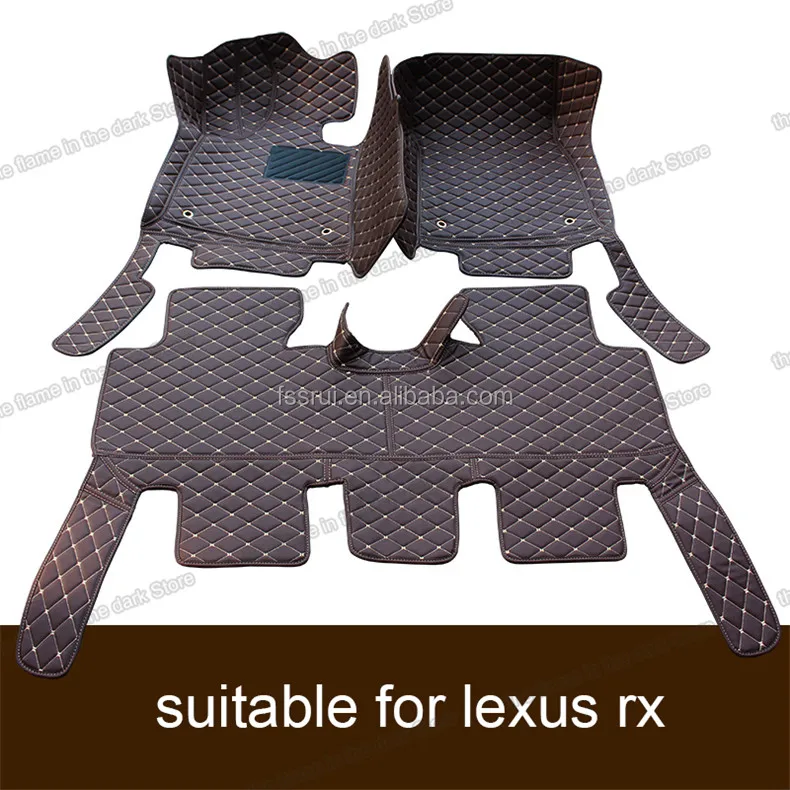 Leather Car Floor Mats For Lexus Rx Rx330 Rx400h Rx350 Rx200t Rx300