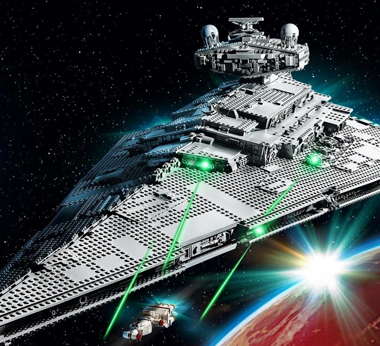 

81098 Star Series 5278PCS Imperial Star Destroyer UCS Fighters Building Blocks Bricks Kids Toys Christmas Gifts