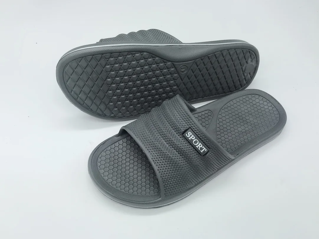 Cheap Eva Plain Slide Sandal,Black Pvc Mens Slide Sandal Custom Logo Slide Sandal Men Woman Kids Slipper