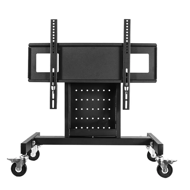 

Factory direct sale 32"-60" Direct Custom Logo Heavy Duty 600*400 Carts Tv Certificated Mobile Easy Assembly Tv Cart With Wheels