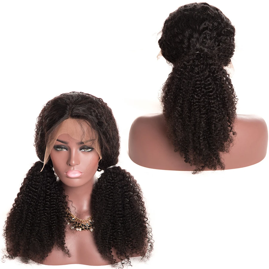 

Premier 100% Human Hair Lace Front Wig Afro Kinky Curly Texture Brazilian Hair Lace Front Wig