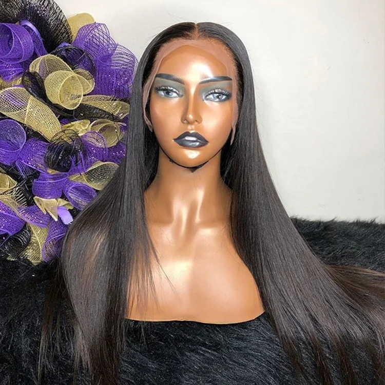 

Cheap Glueless 13*4 Lace Front Wig And straight For Black Women Human Hair Shy Wig