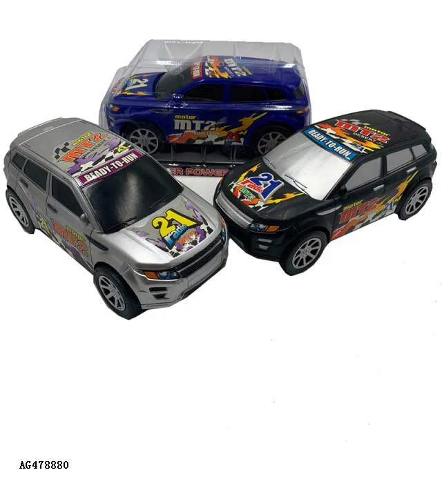 
2 Asstd color friction power car toy for boy kids! 