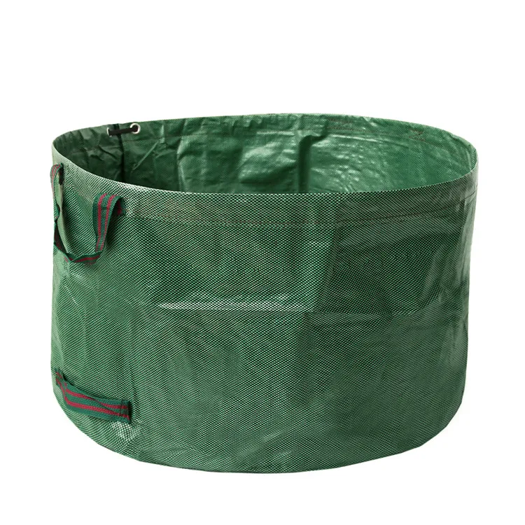 

Heavy Duty Reusable 63 Gallons Round Lawn Garden Yard Leaf Waste Bag with Strong Handles