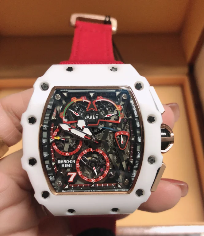 

Huge Discounts Richard RM Original Quality mechanical watch clone luxury wristwatch Miler design Carbon fiber 2021 HOT Replika