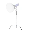 JingYing cheap price stainless steel adjustable heavy duty 3M photo studio photography light c stand
