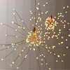 2019 Christmas Garland DIY 120 LED Fireworks Starburst String Light falling copper wire string lights