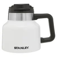 

Stanley Adventure Tough-To-Tip Admiral's Mug 20oz Double-wall stainless steel vacuum insulation Leak-resistant flip lid Handgrip