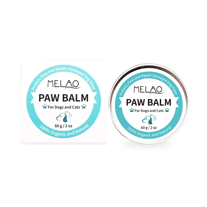 

MELAO 100% organic natural pet paw balm for dogs cats protect heal repair damaged dogs paw pet claw care cream private label