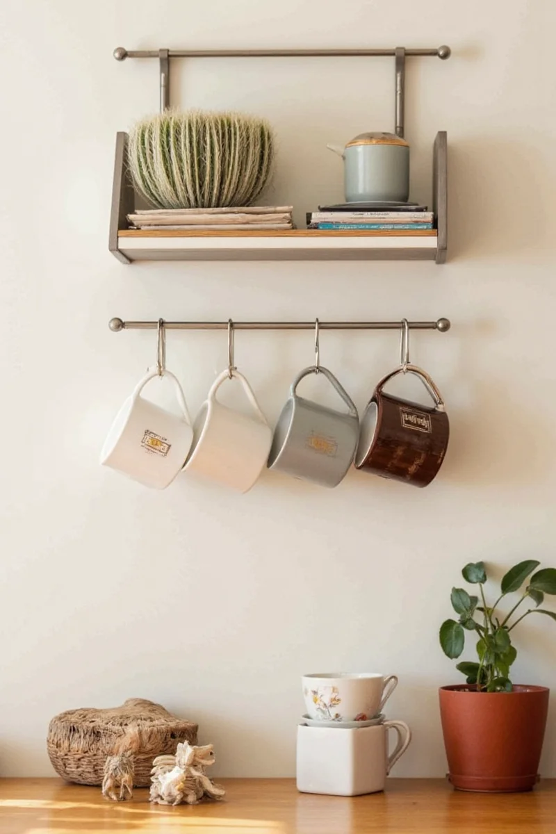 Color-coded mug corner