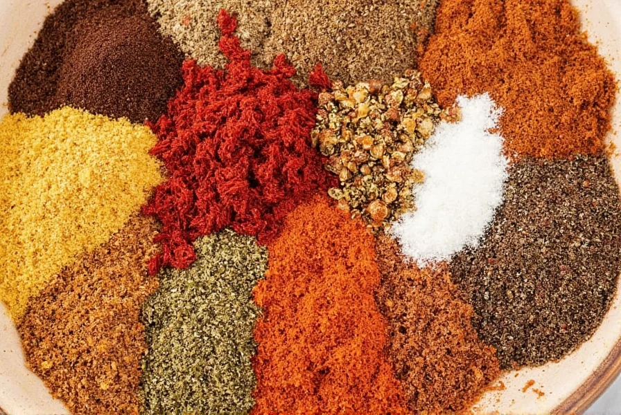 Final dish with Spanish spice blend
