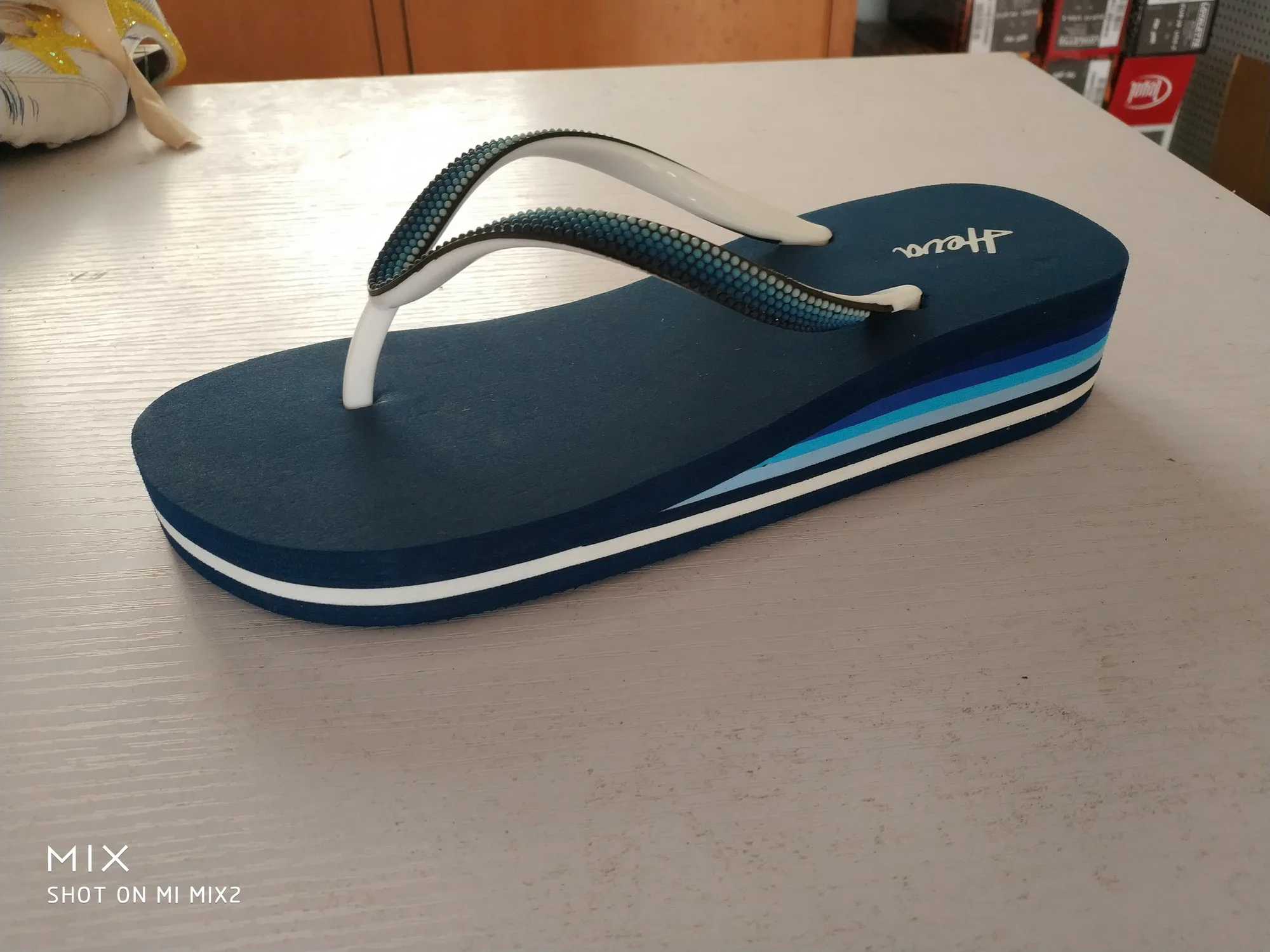 slip resistant flip flops