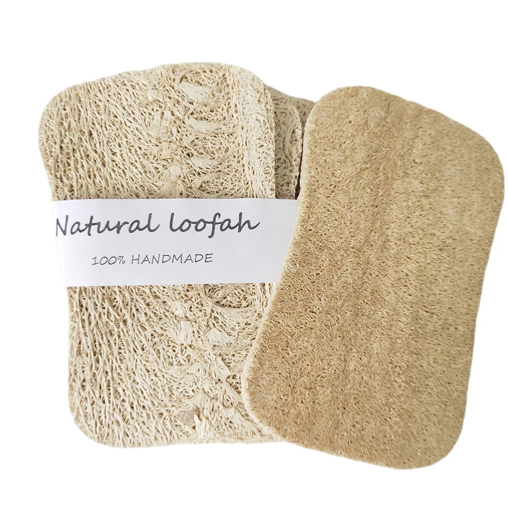 

wholesale organic natural waist shape zero waste kitchen cleaning dish sponge loofah scourers