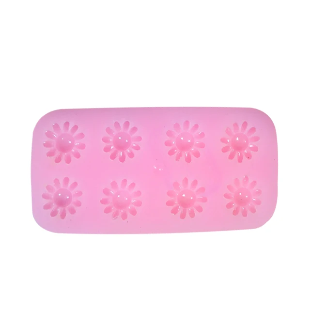 

DIY Cake Decorating Tools Baking Molds 3D Sunflower Silicone Mold Fondant Chocolate Soap Polymer Clay Resin, Pink