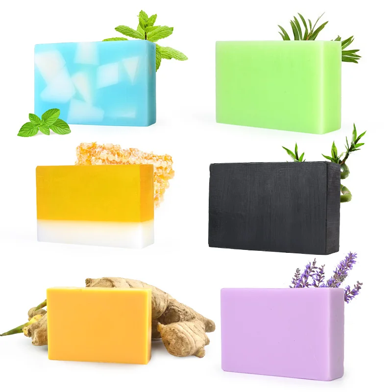 

AiXin 100g OEM 100% Natural Organic Acne Whitening Soap Skin Care Charcoal Ginger Lavender Honey Mint Tea Tree Handmade Soap