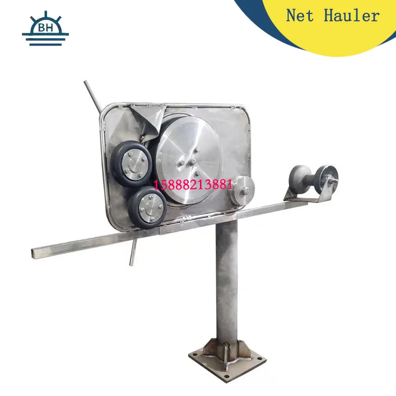 

marine winch line hauler hydraulic fishing net hauler for fishing-boat net hauler board windlass, Silver