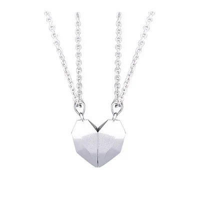 

MSYO New Ins Cross Necklace Fashion Stainless Steel Necklace Exquisite Heart Necklace, As shown in the picture