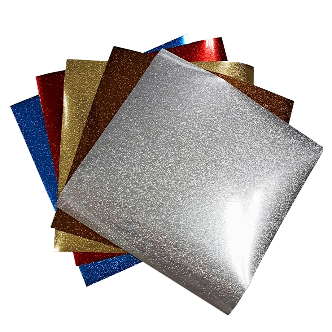 

Smooth Surface Glitter Card Stock Glitter Craft Paperboard Glitter Film Paper